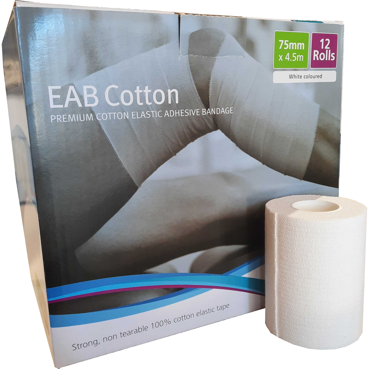 Eab Stretch Tape 100% Cotton 4.5M